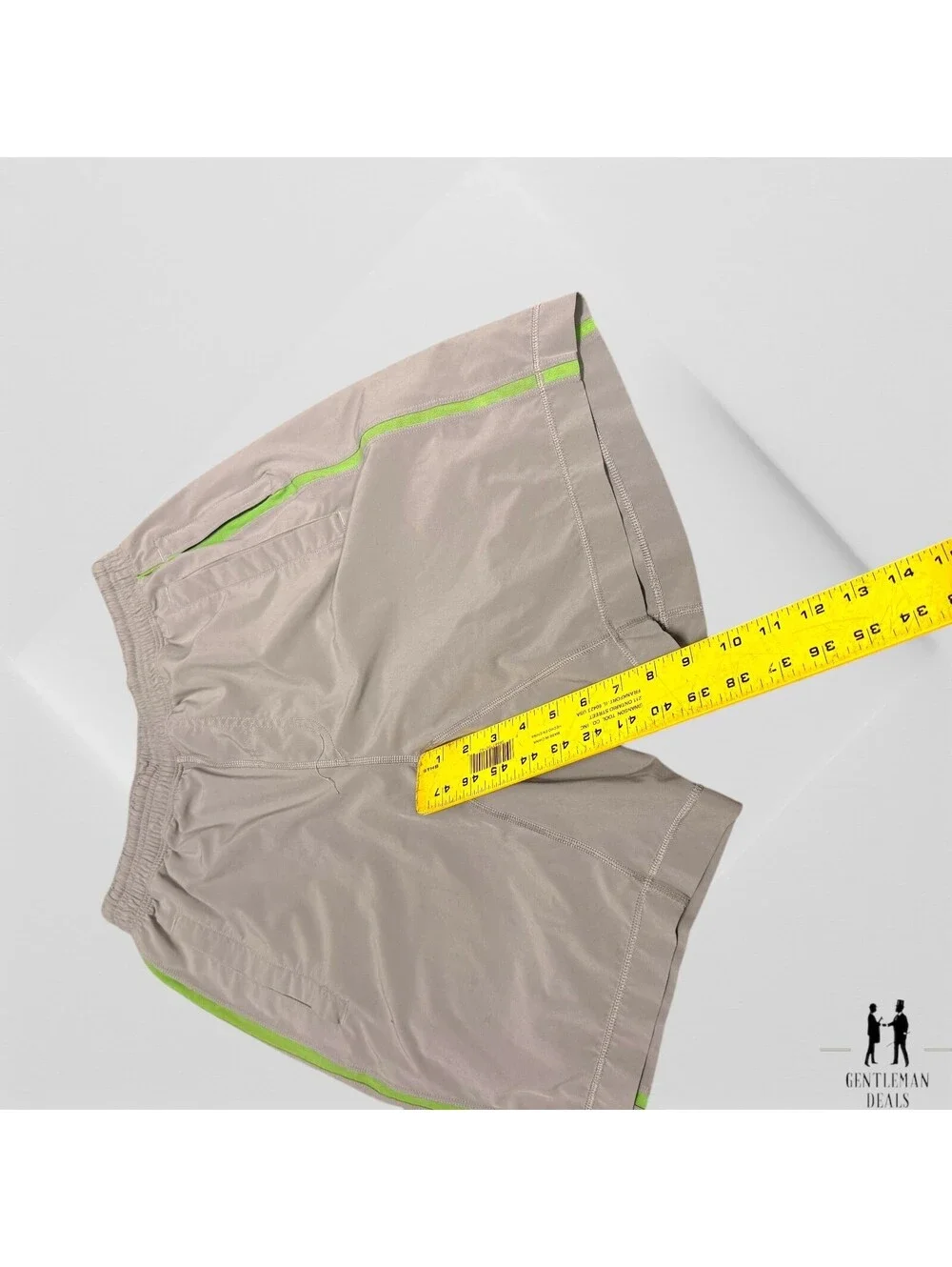 Mens Lululemon Gray Compression Shorts Lined Running Training Shorts Sz M